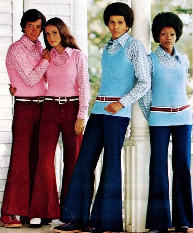 His and hers matching clothes Was this 1970s unisex clothing trend romantic or weird Click Ameri