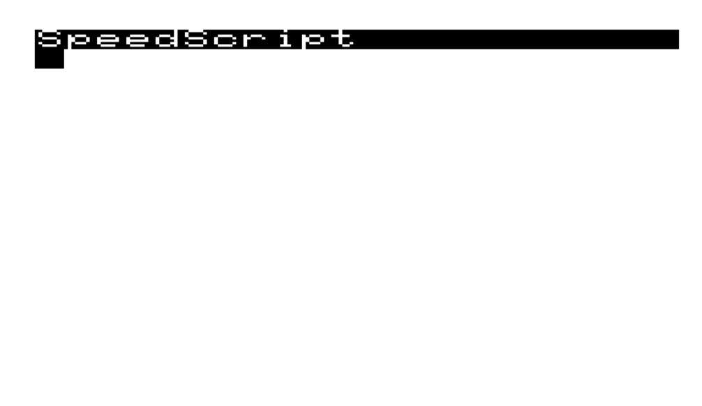 speedscript
