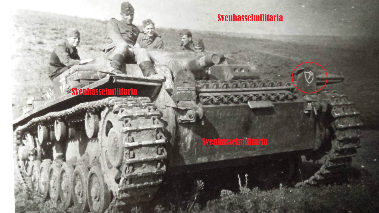 rginal Foto Elite Panzer Sturmgeschütz Stug Abte