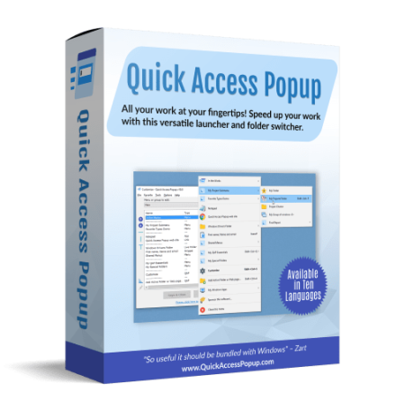 Quick Access Popup 11.0.7 Multilingual