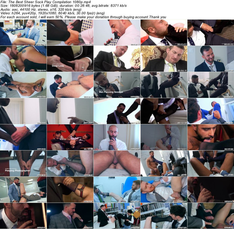 The Best Sheer Sock Play Compilation 1080p