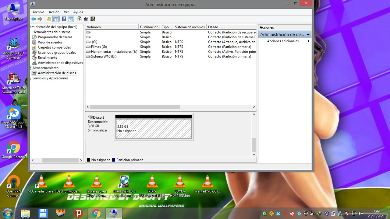 capacidad de disco 3TB