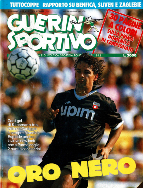 From the Italian magazine Guerin sportivo, a page with the