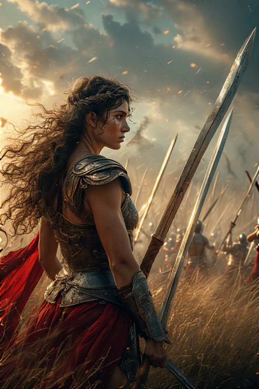 Greek-Warrior-Female-Spears-Sw-7