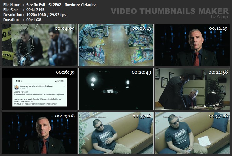 See No Evil - S12E02 - Nowhere Girl.mkv