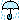 Blue umbrella favicon