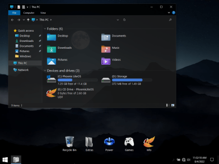 Windows 10 21H2 Build 19044.1865 Phoenix LiteOS 10 LTSC+ SE July 26, 2022