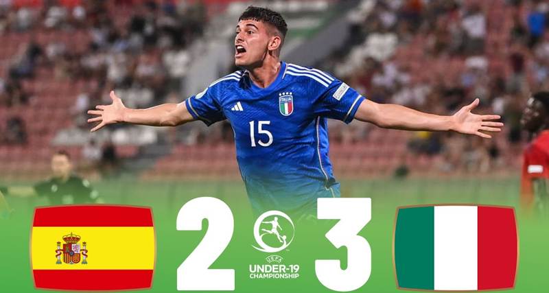 risultato diretta live spagna italia europei under 19