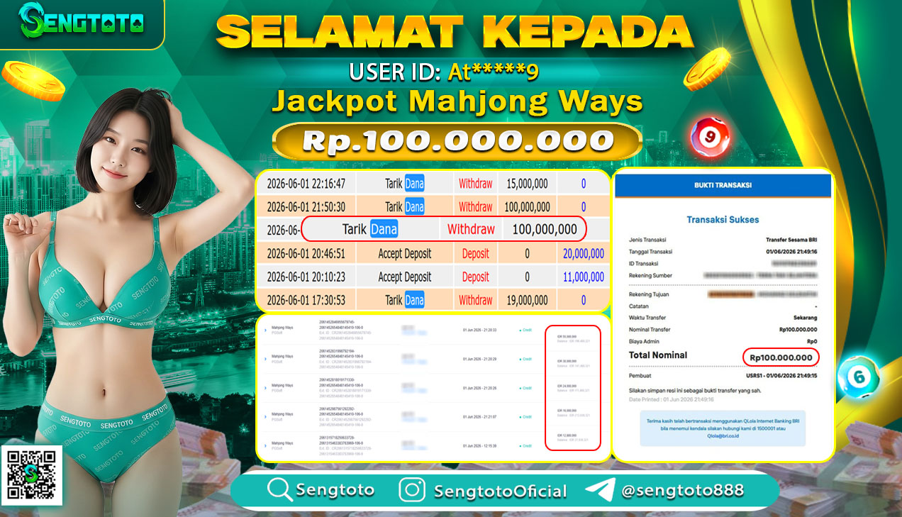 BUKTI PEMBAYARAN SLOT MAHJONG WAYS