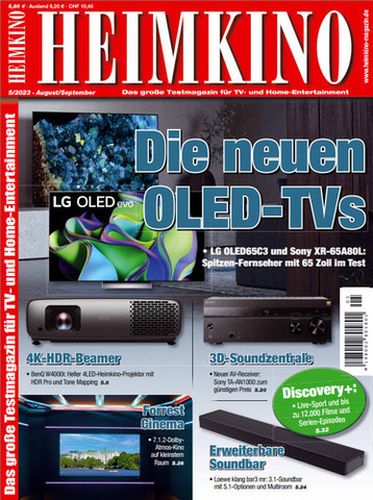 Cover: Heimkino Magazin August-September No 05 2023