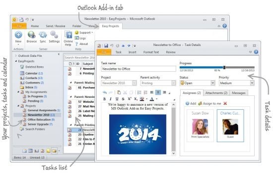 Easy Projects Outlook Add In for Desktop 3.4.2.0