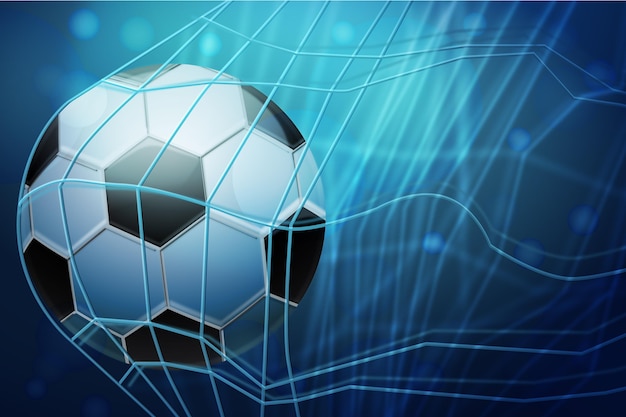 Бесплатное векторное изображение
Реалистичный абстрактный футбольный фон