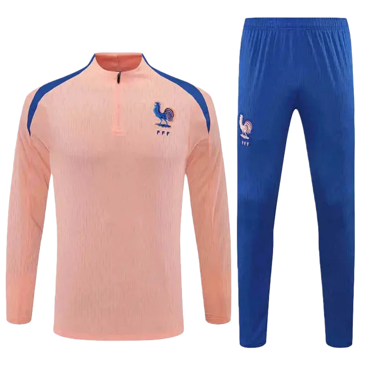2526 season France Half zip training suit set