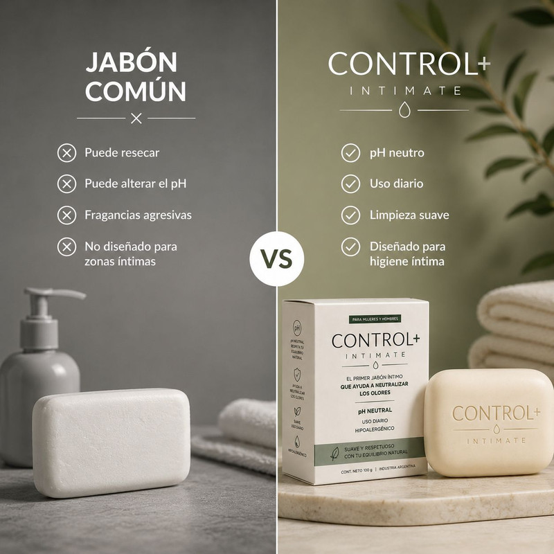 Jab&oacute;n &iacute;ntimo control olores uso
