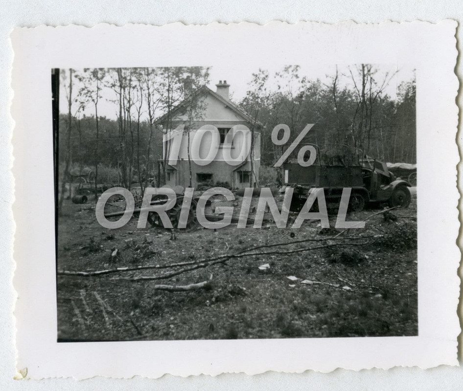 Bunker Shelter Haus Halbkette franz. Geschütz Fr