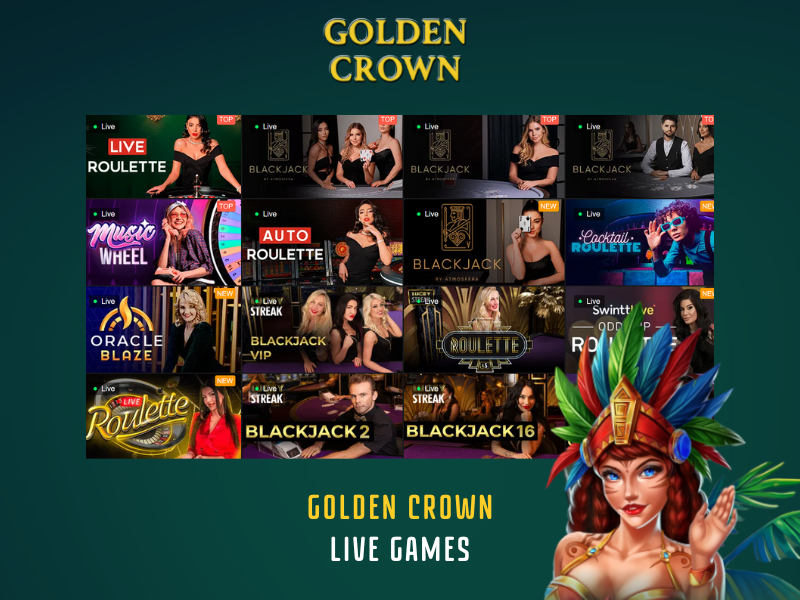 Golden Crown Casino Live Dealers Games