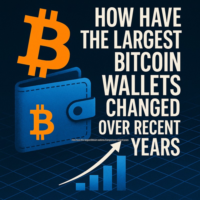 How have the largest Bitcoin wallets changed over recent years
