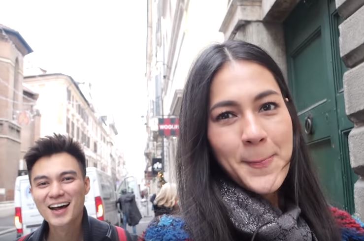 Paula dan Baim di Italia