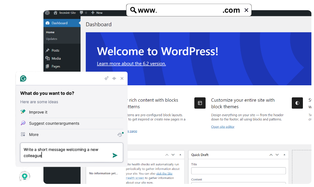 AI Managing Website