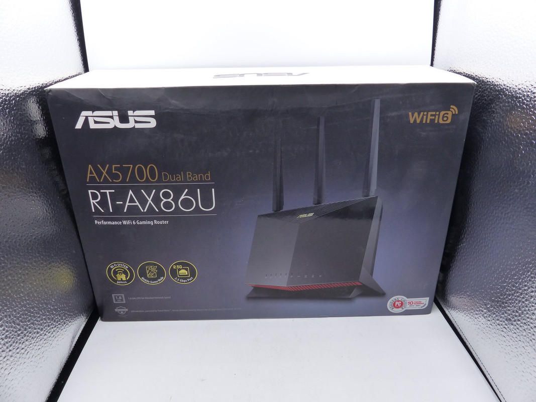 ASUS RT-AX86U AX5700 DUAL BAND PERFORMANCE WIFI 6 GAMING ROUTER