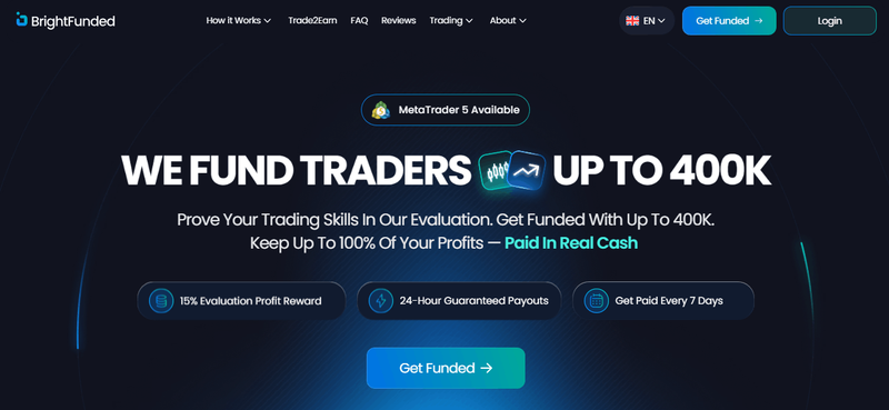 Brightfunded proprietary crypto firm