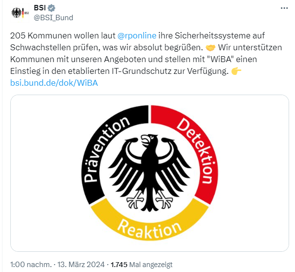 IT-Sicherheitsprüfungen bei 205 Kommunen