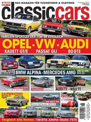 Cover: Auto Zeitung Classic Cars Magazin No 06 Juni 2023