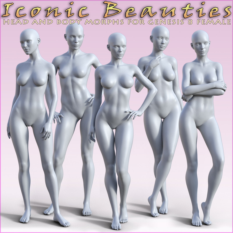 HFS Iconic Beauties for Genesis 8 Females HFS Iconic Beauties for Genesis 8 Females