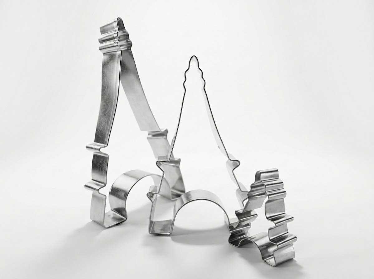 Cortador de Torre Eiffel utensilio para repostería molde en acer