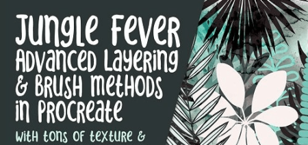 Jungle Fever Negative Painting Advanced Layering Methods in Procreate & Free Brushes & Doc Set-Up