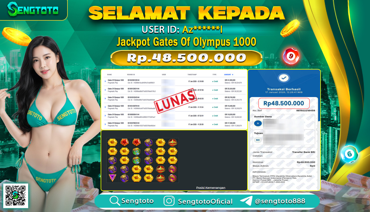 BUKTI PEMBAYARAN SLOT GATES OF OLYMPUS 1000