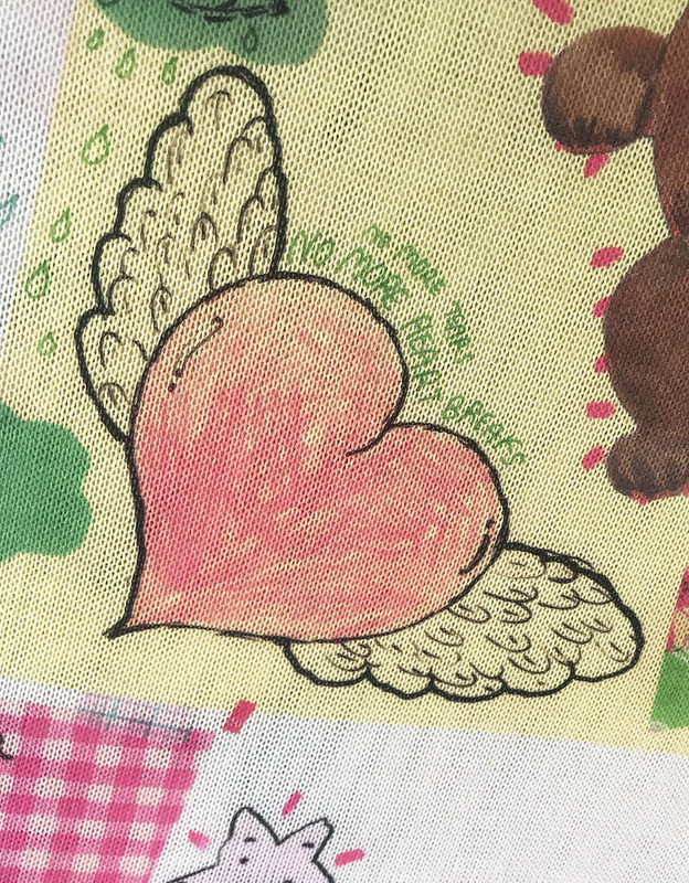 Sublimation print detail