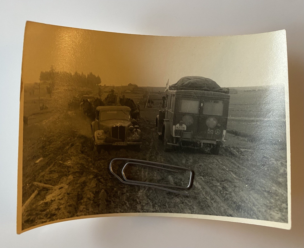 Front Feldzug Wehrmacht Transport Lkw Kfz Technik 2 WK WW2 Original Foto 2