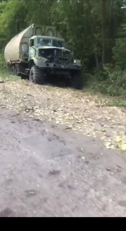 1009 KrAZ-255 (for PMP floating bridge system) dam aband 28 08 24