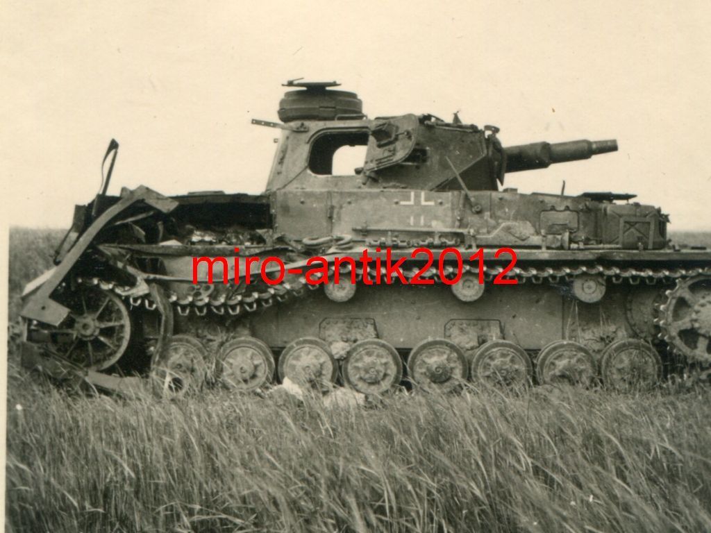 Foto, Panzer-Regiment 39, zerstörter Panzer IV, 
