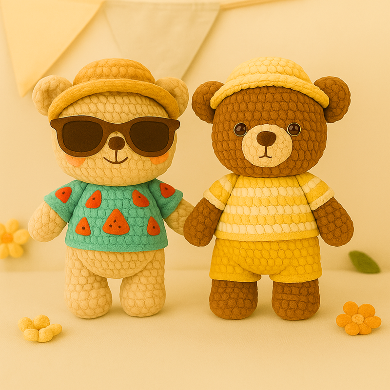 Amigurumi Bears Duo