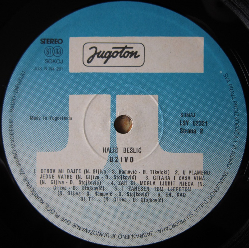 Halid Beslic - 1988 - Uzivo - B