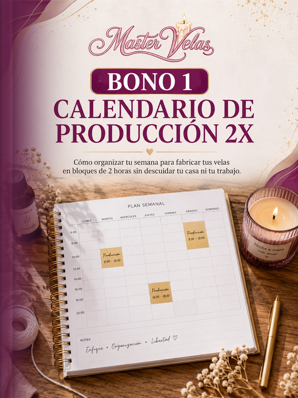 Bono 1 — Calendario de Producción 2X