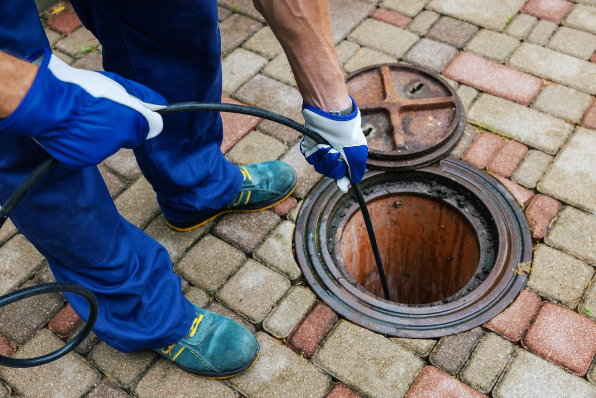 Albuquerque plumber performing sewer camera inspection before hydro-jetting