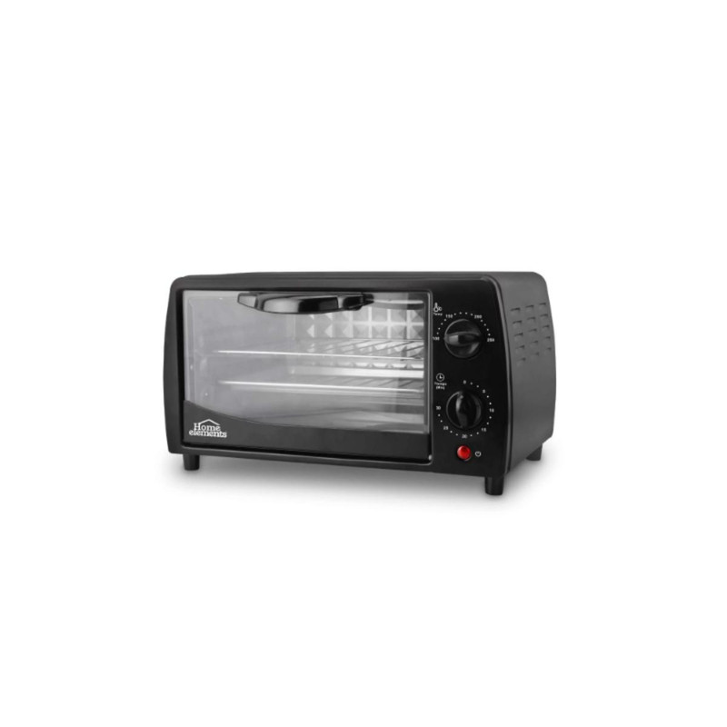 <div>Horno tostador 9 Lts con temporizador programable hasta 30 minutos con apagado automático y timbre que indica el fin del proceso de cocción. Su generador de calor en cuarzo permite que cocines tus recetas con mayor rapidez y uniformidad.</div><div><b><br></b></div><div><b>CARACTERISTICAS DESTACADAS</b></div><div>•<span style="white-space:pre">	</span>Temporizador programable hasta 30 min</div><div>•<span style="white-space:pre">	</span>Apagado automático y timbre que indica el fin del proceso de cocción.</div><div>•<span style="white-space:pre">	</span>Manija de apertura fría y cómoda al tacto.</div><div>•<span style="white-space:pre">	</span>Incluye bandeja y rejilla.</div><div>•<span style="white-space:pre">	</span>Base antideslizante para mayor estabilidad y seguridad.</div><div>•<span style="white-space:pre">	</span>Puerta en vidrio templado.</div><div>Características Técnicas</div><div>•<span style="white-space:pre">	</span>Potencia 1000 W.</div><div>•<span style="white-space:pre">	</span>Capacidad de 9 litros.</div><div>•<span style="white-space:pre">	</span>Tamaño del molde: 7 cm x 23 cm x 19 cm.</div><div>•<span style="white-space:pre">	</span>Generador de calor en cuarzo.</div><div>•<span style="white-space:pre">	</span>Control de temperatura.</div>