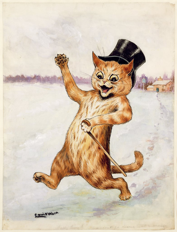 Louis Wain - Top Cat - (MeisterDrucke-161857)