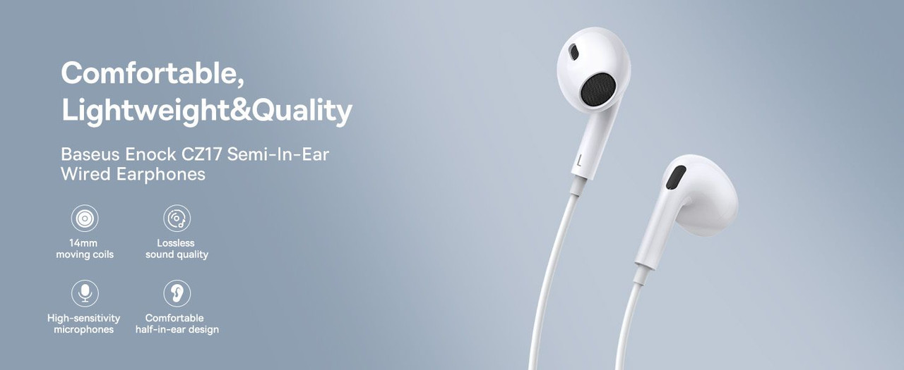Baseus Encok CZ17 Type-C Wired Earphones Banner