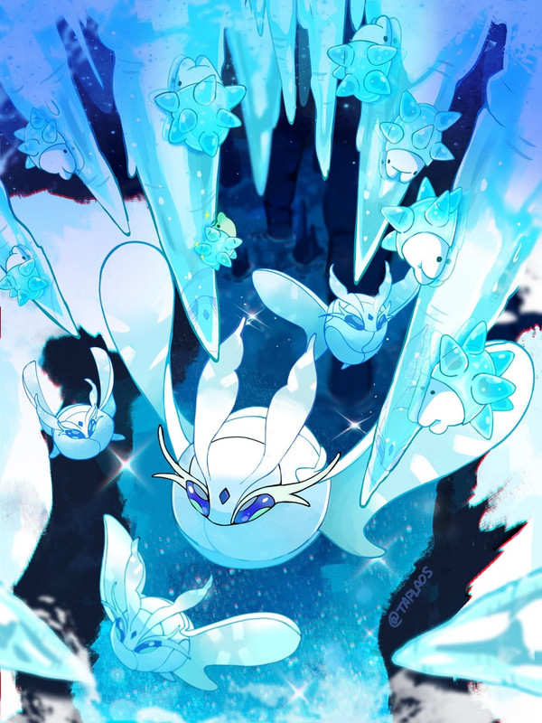 snom-and-frosmoth-pokemon-drawn-by-tapla