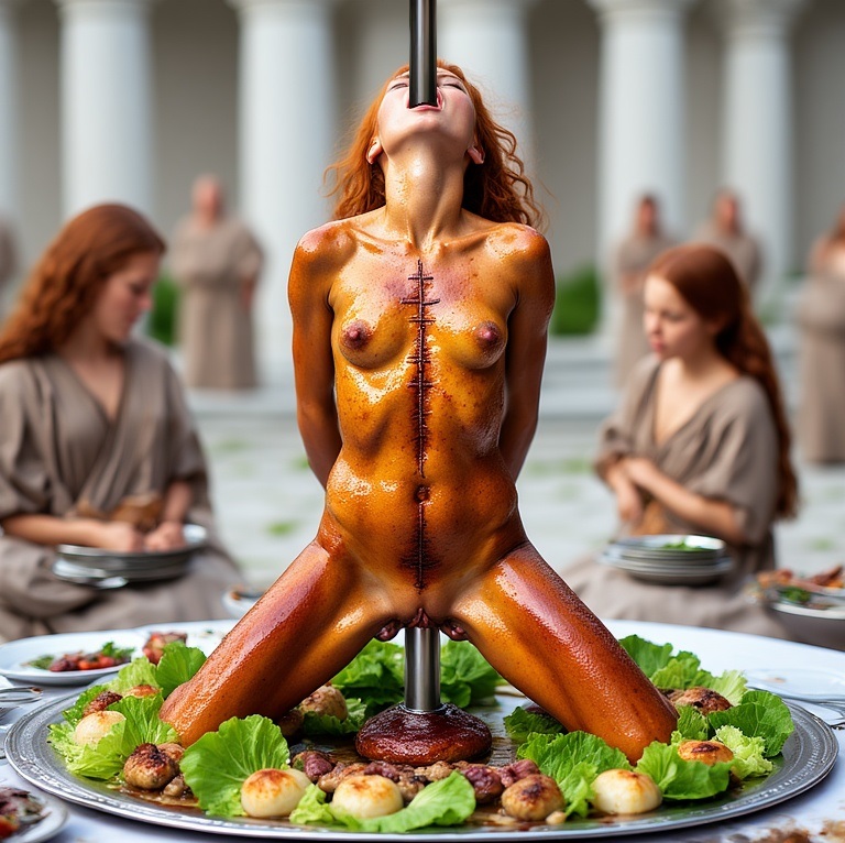 Underground Roast Fest Red H Girl impaled 0 05