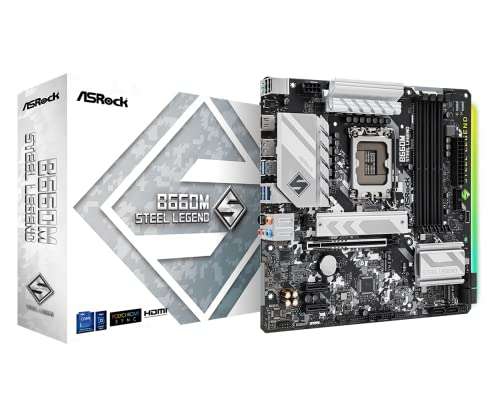 Amazon: B660M AsRock Steel Legend LGA1700 DRR4 
