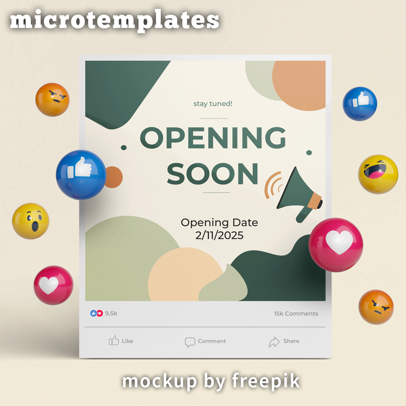 Free Opening Soon Post Templates – Customize in Minutes!