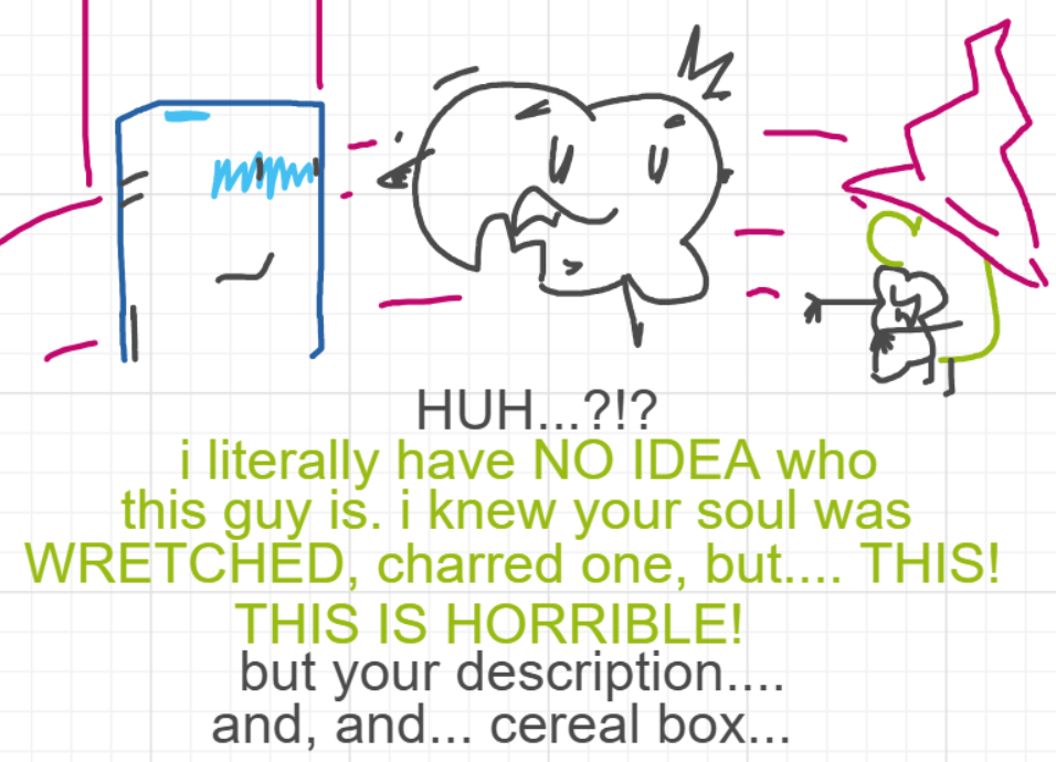A panel from The Prime Number Few, episode eight of the Board Boards object show by Furretwalk/WalkingFurret.