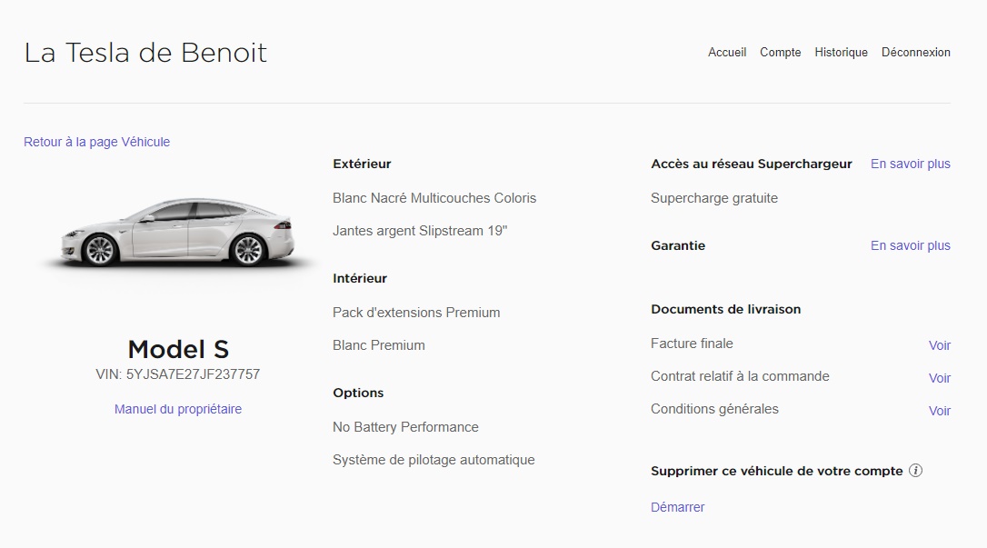 Compte tesla