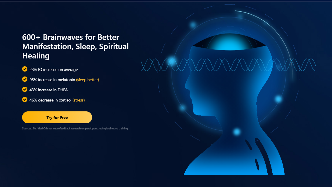 Brain waves for relaxation