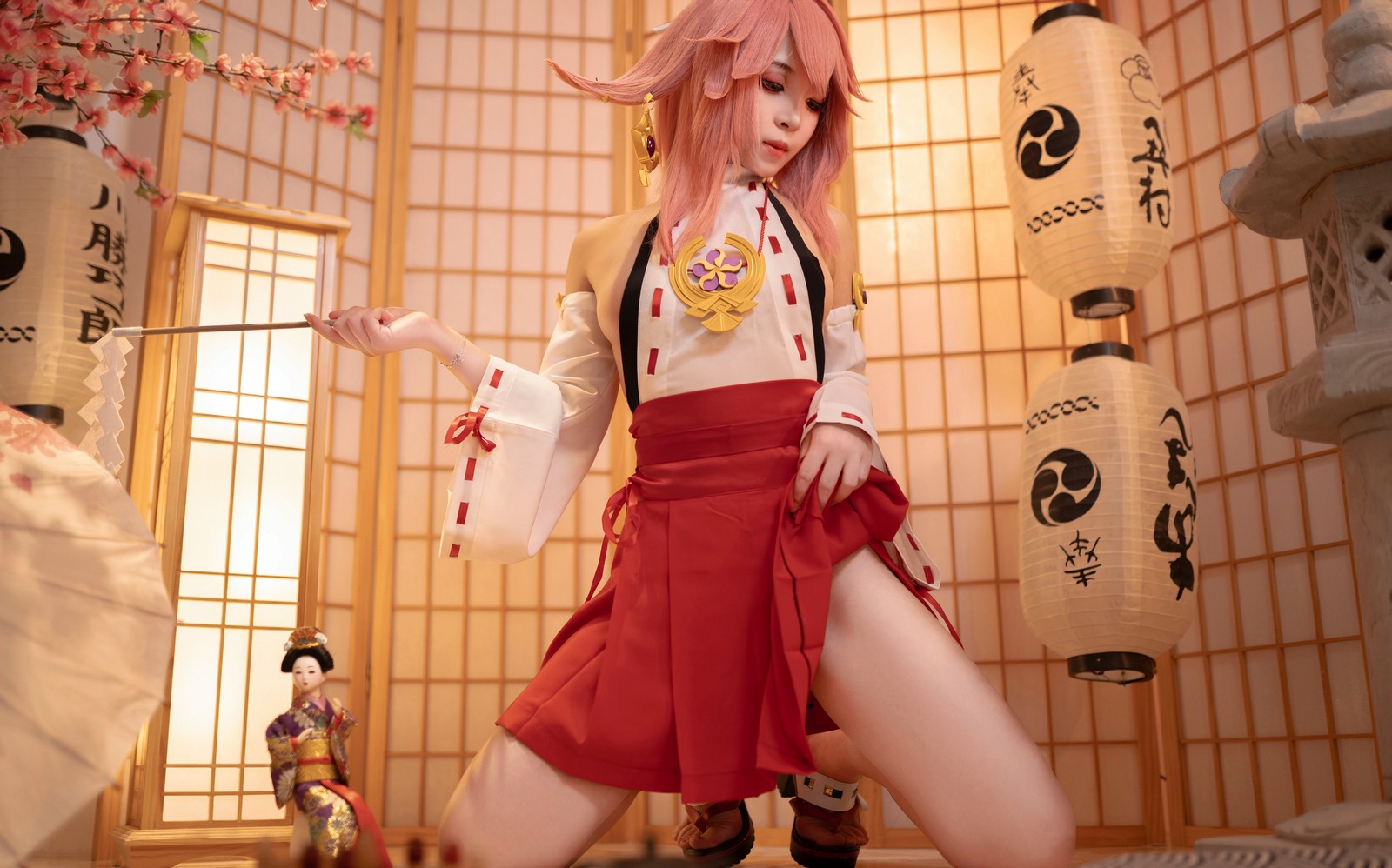 Bangni邦尼 – 原神 八重神子 Cosplay 写真集（9P-41.3MB）插图1